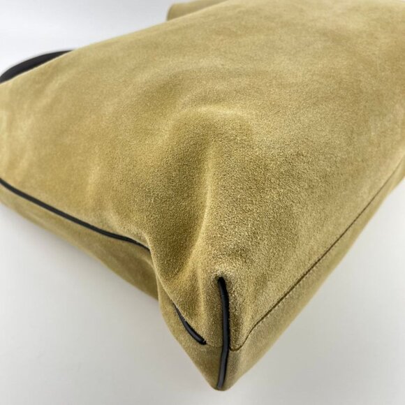 Loewe Anagram Flamenco Hobo Tote Beige Suede Vintage - Picture 8 of 16